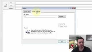 How to Embed a PDF Document in an Email Message [upl. by Aicilf567]