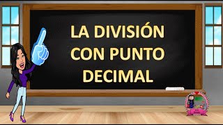 Divisiones con punto decimal [upl. by Letnuahc419]