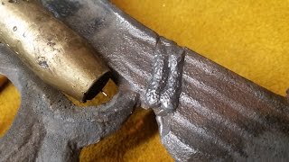 Mig Welding broken Cast Iron [upl. by Arrahs601]