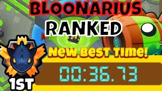 Bloonarius Ranked in 0036  TOP 1  Spillway  BTD6 [upl. by Ernest]