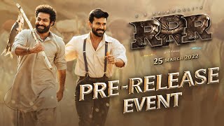 RRR PreRelease Event  NTR  Ram Charan  Ajay Devgn  Alia Bhatt  SS Rajamouli  DVVEntertainment [upl. by Aerdnod69]