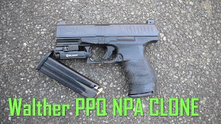 槍械測評  警政署警用手槍  瓦爾特PPQ M2  Taiwanese Police Duty Pistol Walther PPQ M2 NPA Special Edition Clone [upl. by Llertnor]