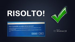 Risolvi il problema dellaccount temporaneo di WIndows 10 [upl. by Fairfax]