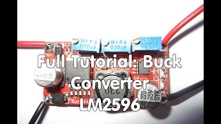 7 Tutorial LM2596 Buck Converter with Three Trimmers step down converter [upl. by Nevyar]