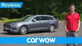 Volvo V90 Estate 2018 indepth review  carwow Reviews [upl. by Nosylla]