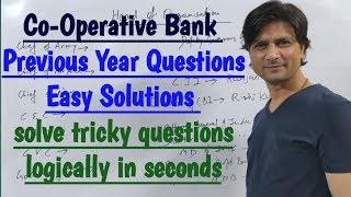 CO OPERATIVE BANK PREVIOUS PAPER QUESTIONS [upl. by Matronna]