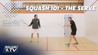 Squash 101  Improve Your Serve [upl. by Fablan]