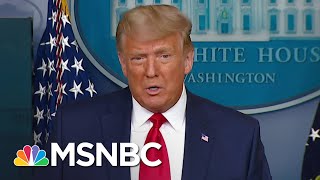 Trump Touts Stock Market Numbers After Dow Hits 30000 Amid Vaccine Transition News  MSNBC [upl. by Manup]