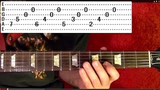 Enter Sandman Guitar Lesson by Metallica  1 of 2  Easy [upl. by Eniawd]