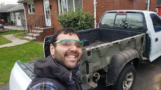 How to remove the fiberglass bedside 19972003 Ford F150 [upl. by Isaac]