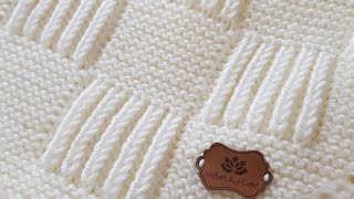 SELANİK BATTANİYE WORKSHOP  BABY BLANKET PATTERN [upl. by Ethel12]