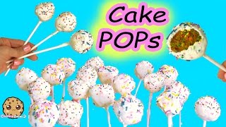 Making Sugar Cookie Chocolate Rainbow Sprinkled Cake Pops Easy How To Video [upl. by Lewak]