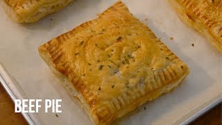 EASY BEEF PIE RECIPE PUFF PASTRY PIE [upl. by Olihs809]