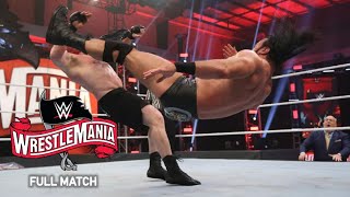 FULL MATCH  Brock Lesnar vs Drew McIntyre – WWE Championship Match WrestleMania 36 [upl. by Pete]