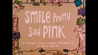 Pink Panther SMILE PRETTY SAY PINK TV version laugh track [upl. by Ycnaf]