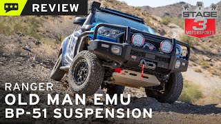 20192023 Ranger Old Man Emu BP51 Suspension OffRoad Review [upl. by Oeak255]