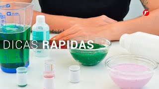 DICAS RÁPIDAS  Como fazer Slime [upl. by Christis977]