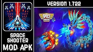 Space Shooter  Galaxy Attack MOD APK Unlimited Money Version 1722 [upl. by Ijat960]