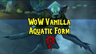 WoW Vanilla  Druid Quest  Aquatic Form Horde [upl. by Mcnalley]