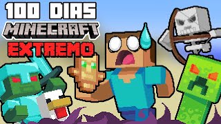 ¿Puedes Sobrevivir 100 Días en Minecraft Extremo [upl. by Alemaj]