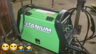 Harbor Freight Titanium Mig 170 welder review [upl. by Eelirak]