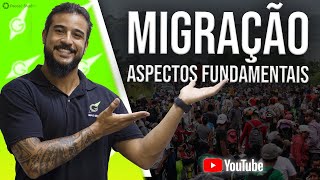 Migração Aspectos Fundamentais  Geobrasil Prof Rodrigo Rodrigues [upl. by Audres]