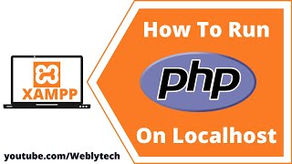 How to run PHP file on localhost XAMPP  open php file in browser [upl. by Sanfred639]