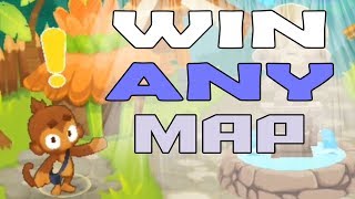 Bloons TD6  The EASY way to win ANY MAP on ANY DIFFICULTY  Bloons TD6 gameplay [upl. by Redman]