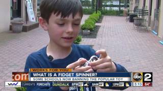 Why schools are banning fidget spinners [upl. by Lillywhite871]