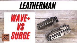 Leatherman Surge VS Wave Multitool Pocketknife Fablades Full Review [upl. by Tace]