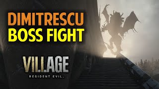 Lady Dimitrescu Boss Fight  Resident Evil 8 Village Guide [upl. by Nossaj676]