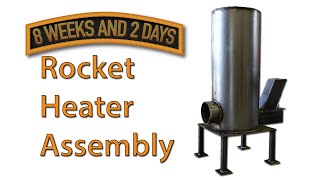 Rocket Stove Heater Parts List and Build Sequence  Part 2 [upl. by Ellienad38]