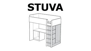 How to assemble the STUVA storage unit [upl. by Sawyer]