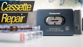 Panasonic RQSX20 Portable Cassette Repair [upl. by Anahsed]