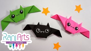 MURCIÉLAGO ORIGAMI  DIY  ORIGAMI BAT [upl. by Modie907]