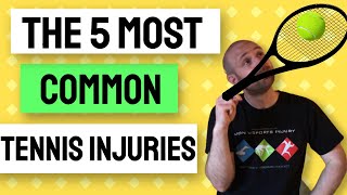 The 5 Most Common Injuries In Tennis [upl. by Kelila921]