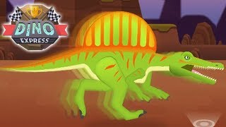 Dino Dana  Dinosaur Race 1 Spinosaurus amp 3 Dinosaurs  Eftsei Gaming [upl. by Moffat522]