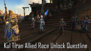 Kul Tiran Allied Race Unlock Questline [upl. by Acenom]