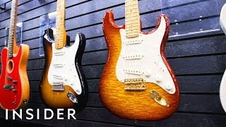 How Fender Guitars Are Made  The Making Of [upl. by Atinna704]