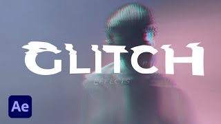 3 Glitch Effects in After Effects For Video amp Graphics [upl. by Auhsuoj]