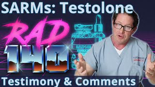 SARMs Testolone  RAD140  Testimony amp Comments [upl. by Alsworth]