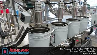 Automatic 5 Gallon Pail Filling Line  from The PASE Group [upl. by Ynafit]