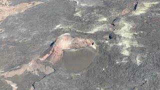 Geldingadalir Volcano Helicopter Video 3 Iceland [upl. by Jeniece367]