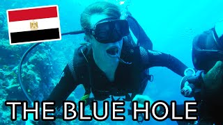 Diving the Worlds Deadliest Dive Site THE BLUE HOLE Dahab Egypt Travel Vlog [upl. by Nnaecarg6]