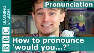 Pronunciation How to pronounce would you [upl. by Filide]