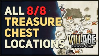 All 8 Treasure Chest Locations Resident Evil 8 Village [upl. by Colleen712]