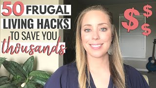 50 FRUGAL LIVING TIPS That Really Work  How we live frugally to SAVE MONEY [upl. by Nevart]