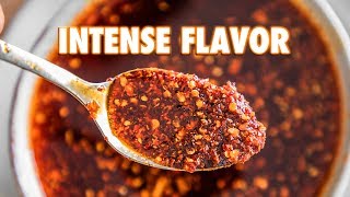 How To Make Proper Chili Oil Chinese Style [upl. by Nohj13]