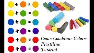 Como combinar colores con plastilina [upl. by Richelle]