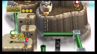 New Super Mario Bros Wii 100 World Record Speed Run 33450 [upl. by Eddra]